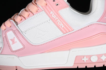 Louis Vuitton Trainer Pink Rose-White