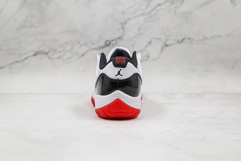 Air Jordan Retro 11 Low White/Black-True Red