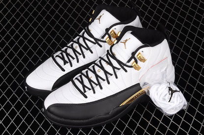 Air Jordan Retro 12 Royalty White/Black Metallic Gold