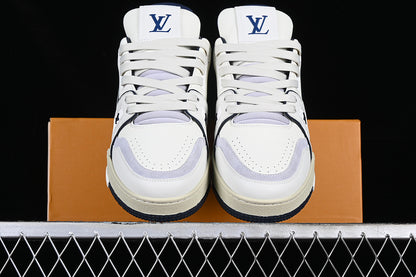 Louis Vuitton Trainer Low #54 White Grey-Blue