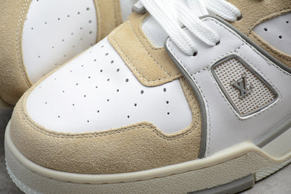 Louis Vuitton Trainer Sneaker White Iridescent