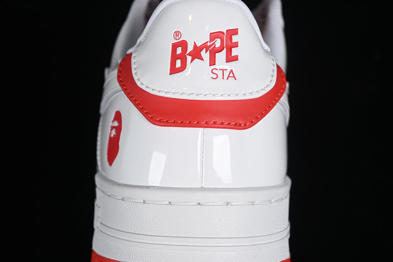 BAPE Bapesta #6 'Patent Leather Pack - Red'