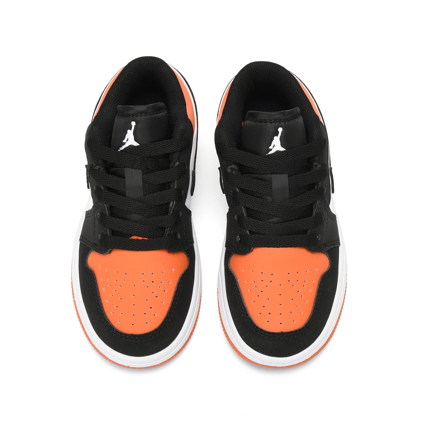 Kids Air Jordan 1 Low 'Black Orange White'