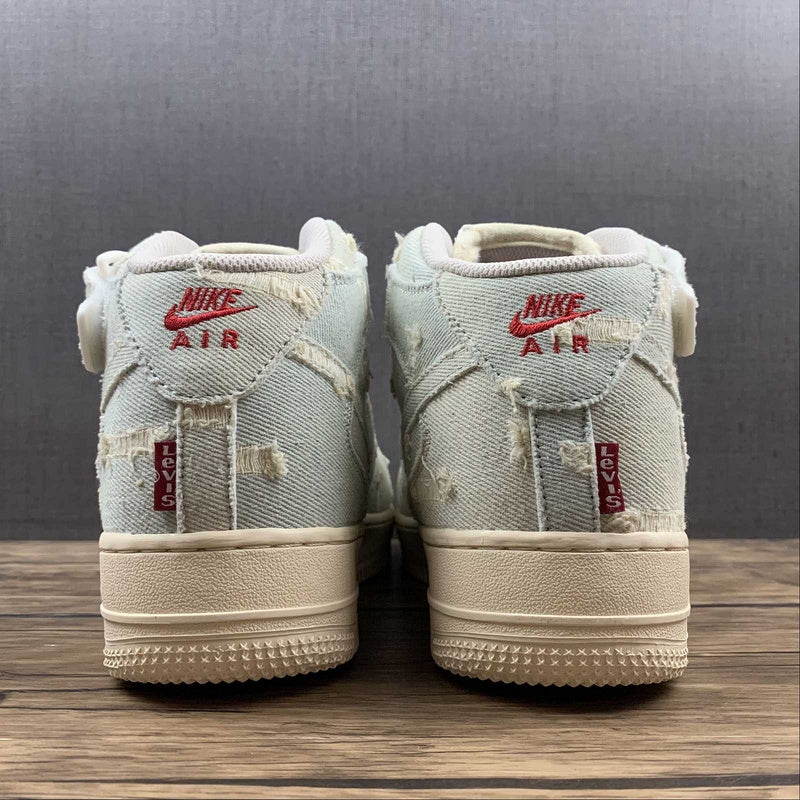 Air Force One High  X Levi's Blue Jeans