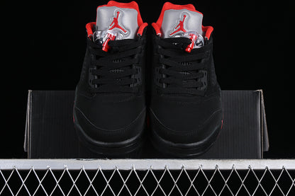 Air Jordan Retro 5 Low Black/Gym Red-Metallic Hematite