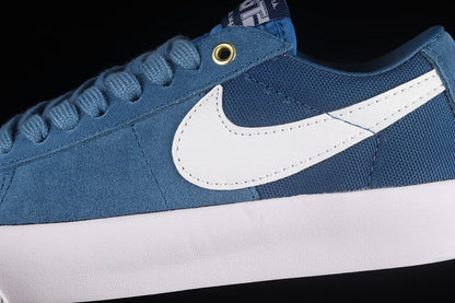 NK Blazer Low Zoom Pro GT SB Court Blue/Gum White