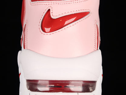 Air More Uptempo 96 QS White/Soft Pink-Varsity Red