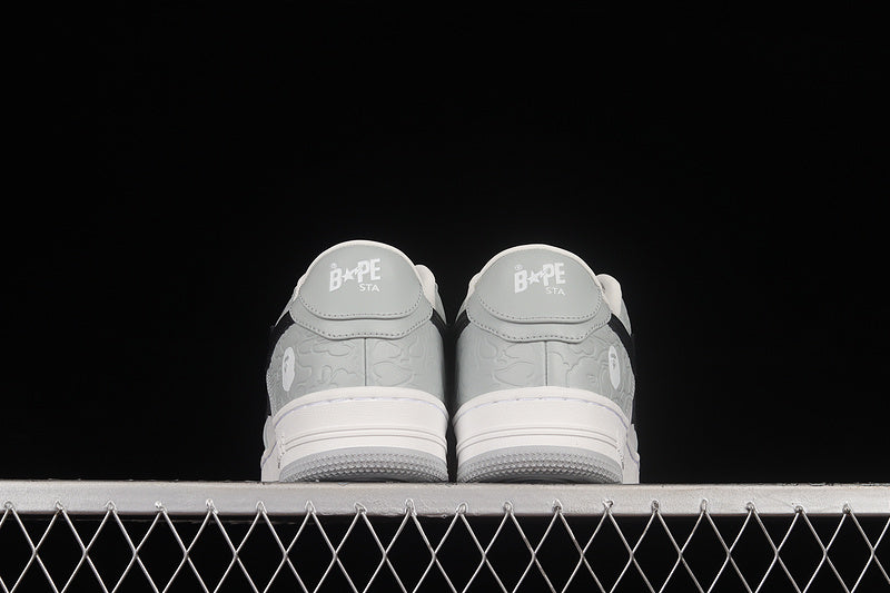 BAPE Bapesta #3 'Line White-Camo Gray'