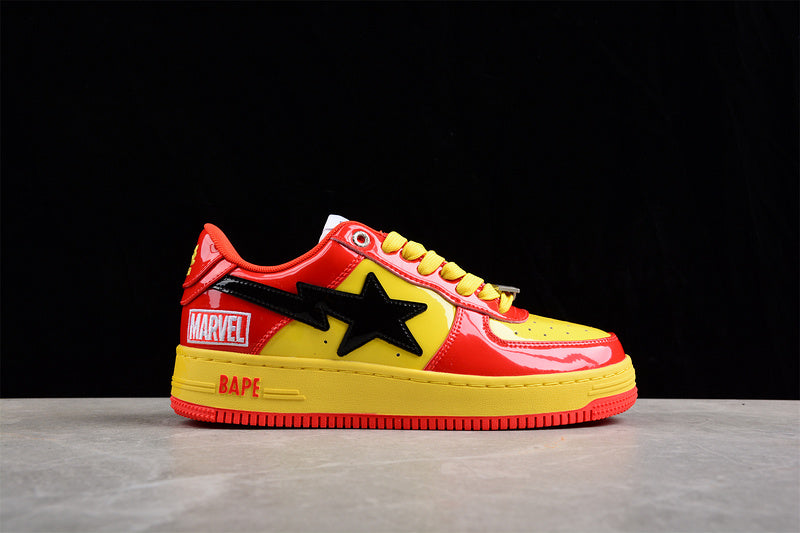 BAPE Bapesta X Marvel 'Comic Iron Man'