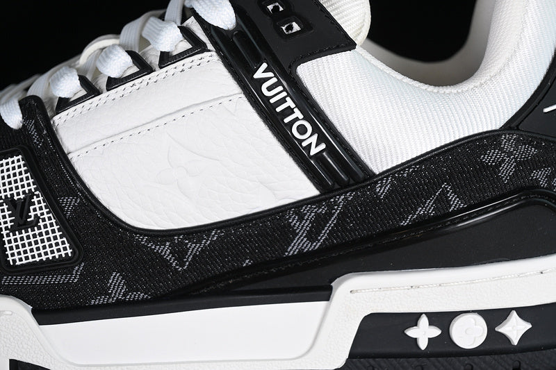 Louis Vuitton Trainer Monogram Denim Black-White