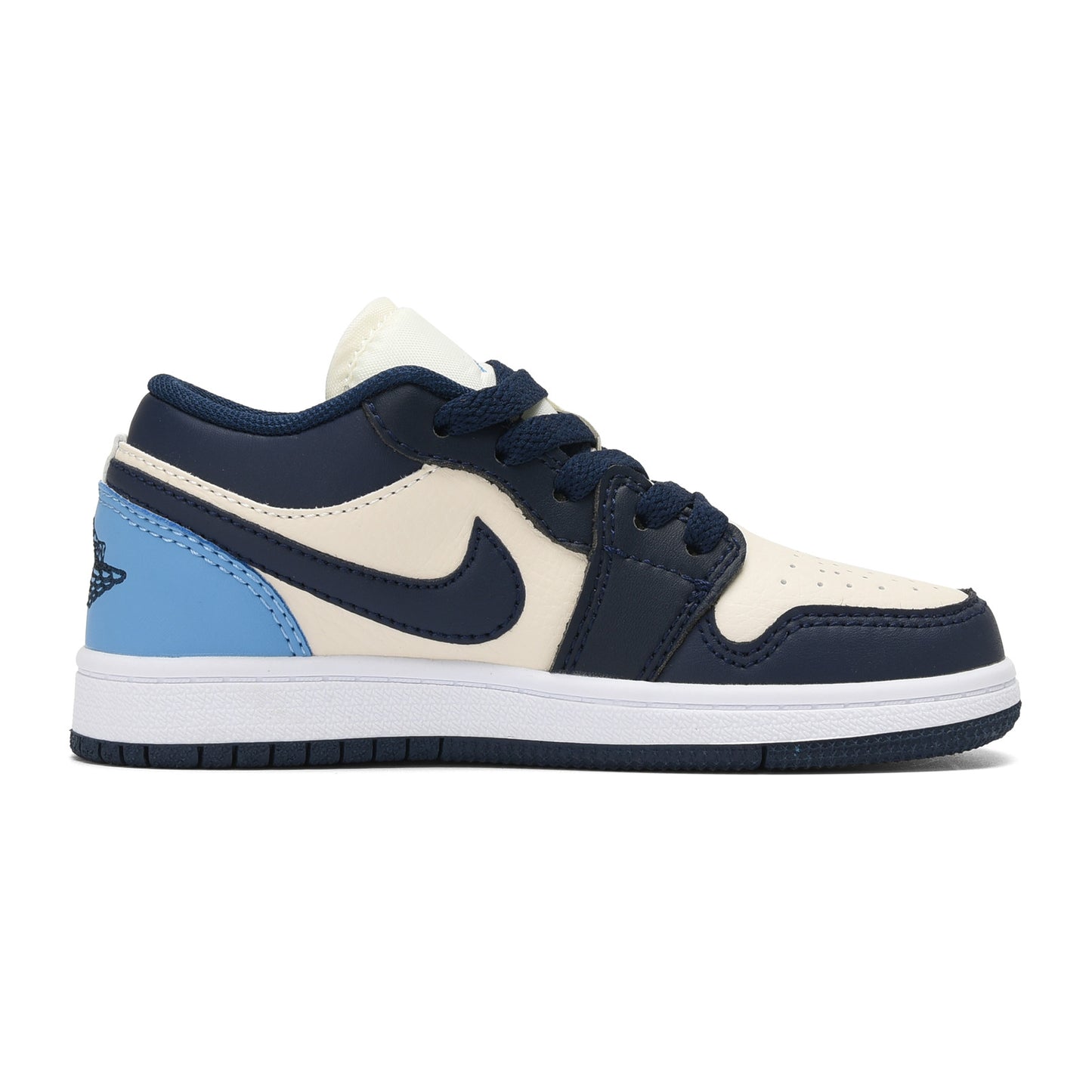 Kids Air Jordan 1 Low 'Blue Cream Black'