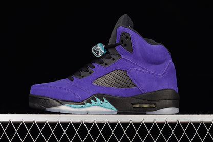 Air Jordan Retro 5 Alternate Grape/Black/Ice/Clear/New Emerald