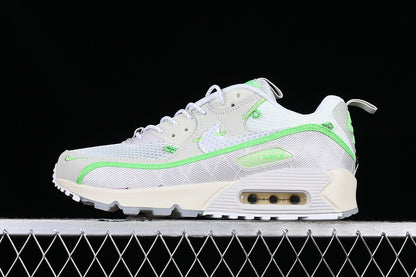 Air Max 90 White/Grey/Silver-Green