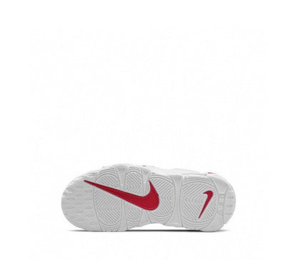 Kids Nike Uptempo White Varsity Red