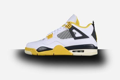 Air Jordan Retro 4  Vivid Sulfur White