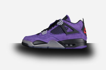 Air Jordan Retro 4 X Travis Scott Purple Family & Friends