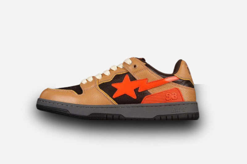 A BATHING APE® Sk8 Court Sta 'Brown Orange'