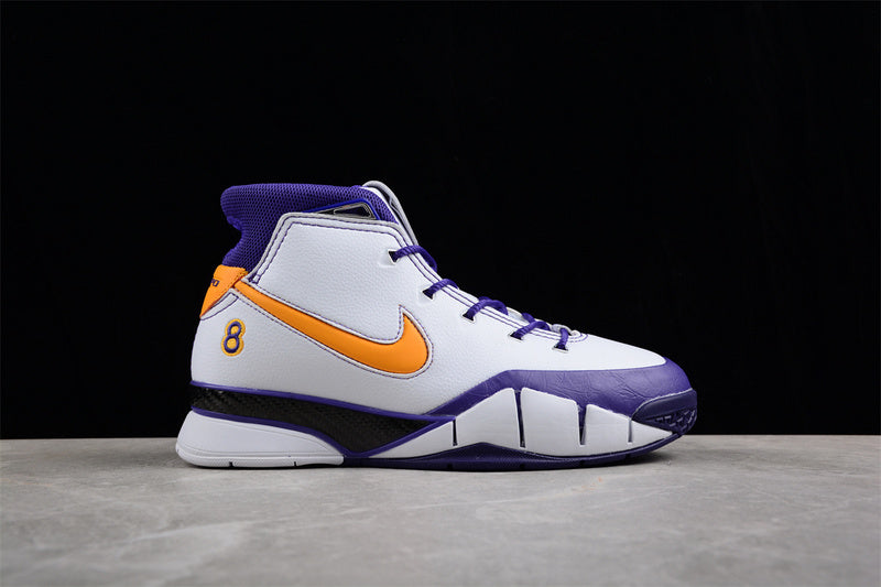 Nike Zoom Kobe 1 Potro Final Seconds White/Del Sol-Varsity Purple