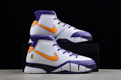 Nike Zoom Kobe 1 Potro Final Seconds White/Del Sol-Varsity Purple