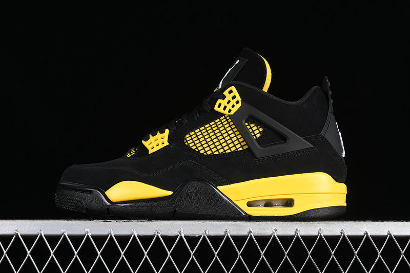 Air Jordan Retro 4 Red Thunder Black-Yellow