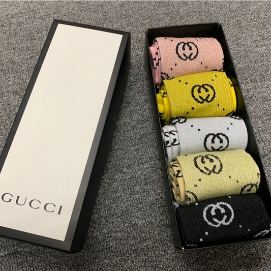 Gucci High Socks 5 Pack