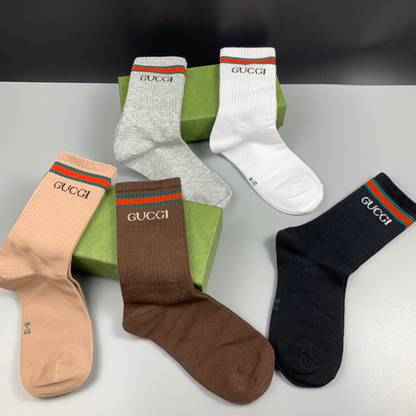 Gucci High Socks 5 Pack