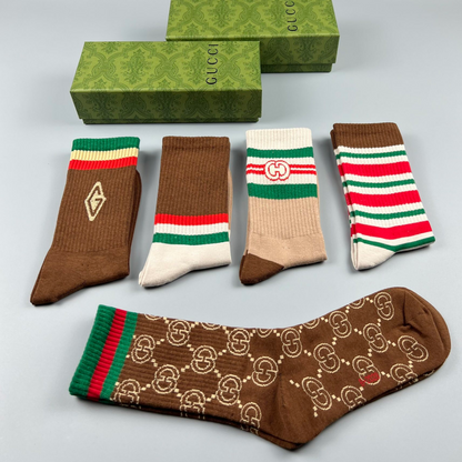 Gucci High Socks 5 Pack