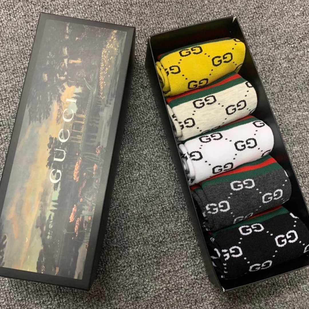 Gucci Mid Socks 5 Pack