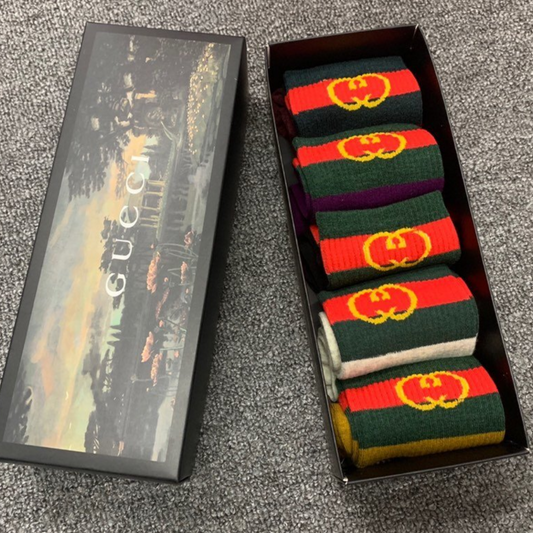 Gucci Mid Socks 5 Pack