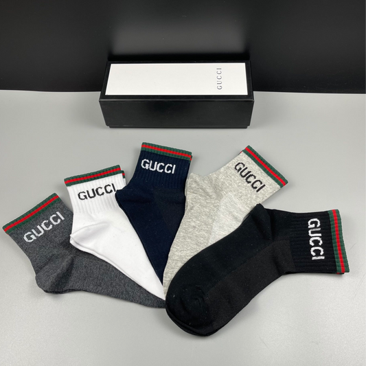 Gucci Mid Socks 5 Pack