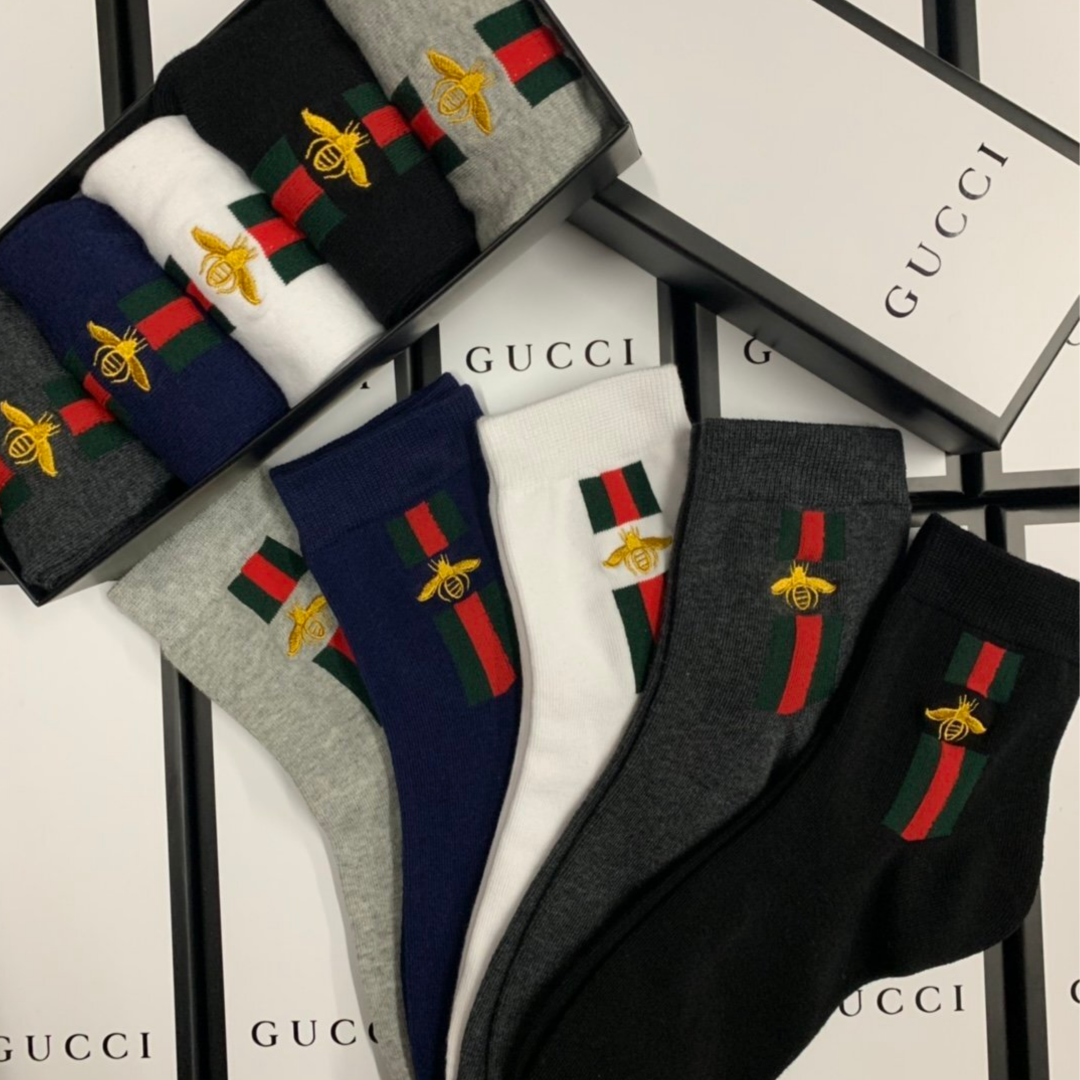 Gucci Mid Socks 5 Pack