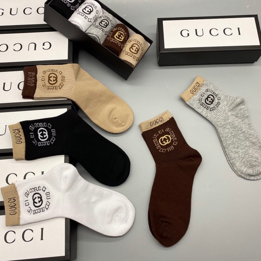 Gucci Mid Socks 5 Pack