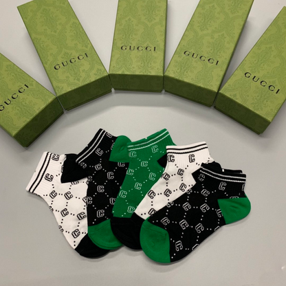 Gucci Low Socks 5 Pack