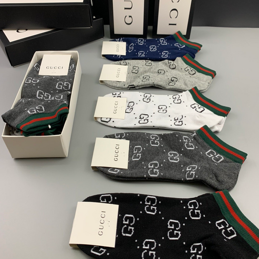 Gucci Low Socks 5 Pack