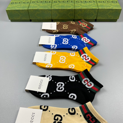 Gucci Low Socks 5 Pack