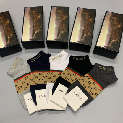 Gucci Low Socks 5 Pack