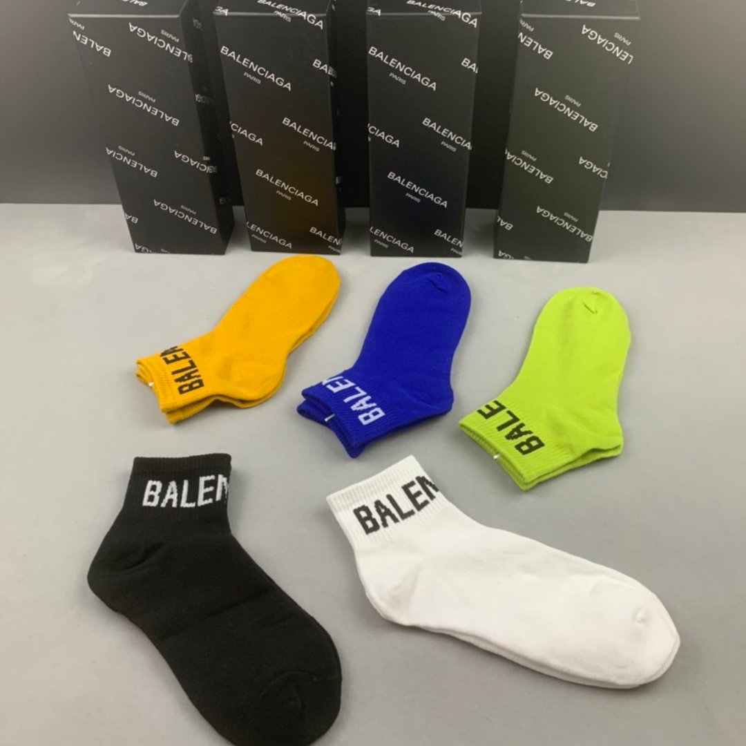 Balenciaga Low Socks 5 Pack