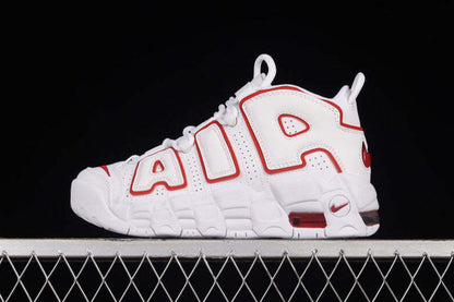 Air More Uptempo GS 2021 White-Varsity Red