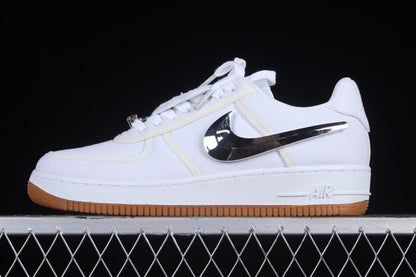 Air Force One Low X Travis Scott White/Brown