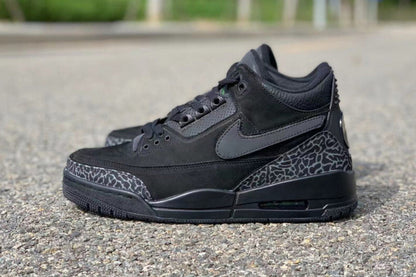 Air Jordan Retro 3 Tinker Black Cat/Black-Grey