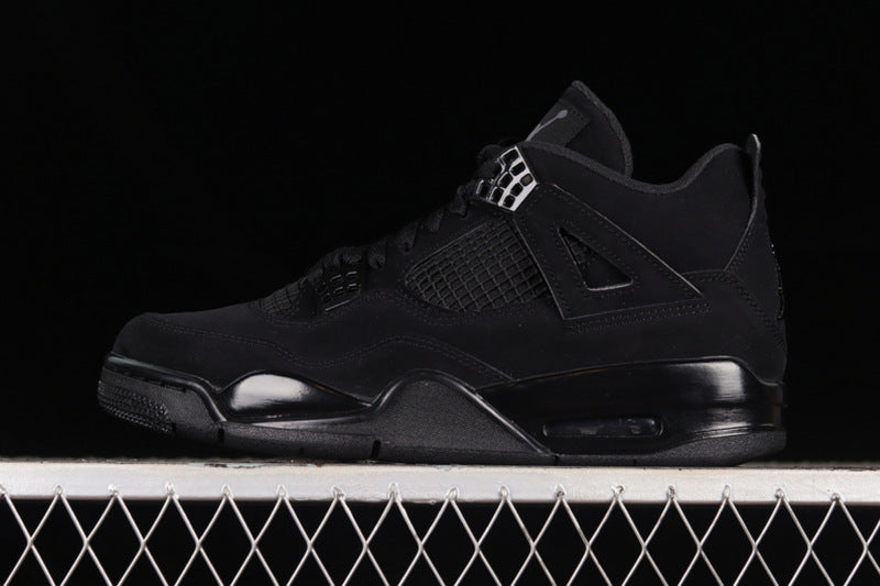 Air Jordan Retro 4 Black Cat 2020 Black-Light Graphite