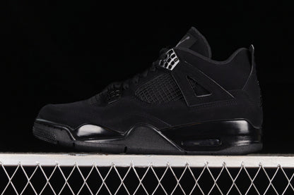 Air Jordan Retro 4 Black Cat 2020 Black-Light Graphite