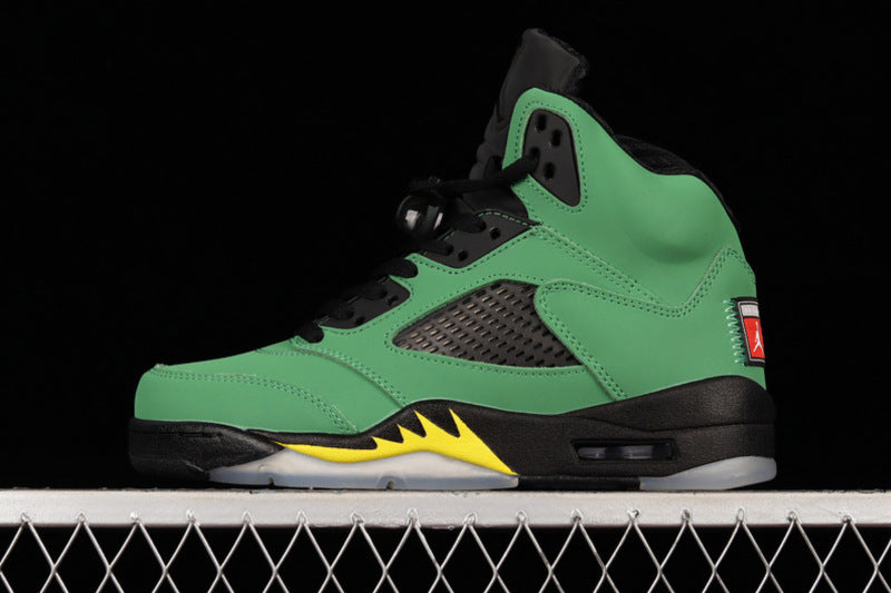 Air Jordan Retro 5 Oregon Green Apple/Black