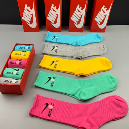 Nike Just Do It High  Socks 5 Pack