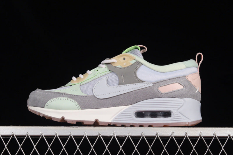 Air Max 90 Futura Light Grey/Green-Pink