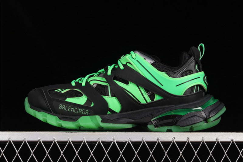 Balenciaga Track Black-Neon Green Clear