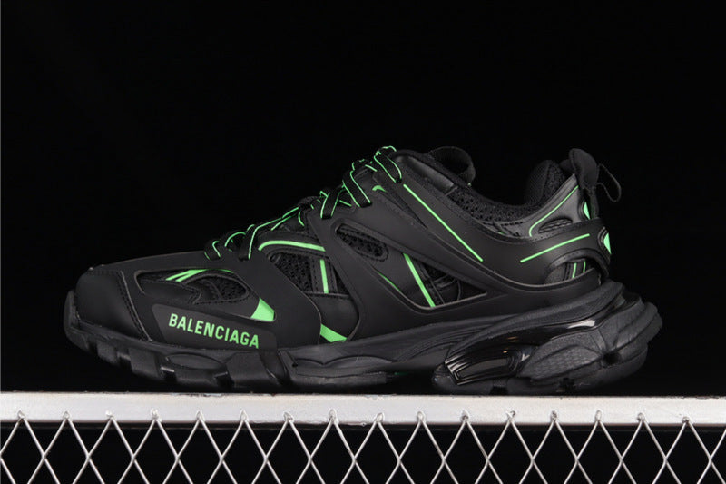 Balenciaga Track Black-Neon Green