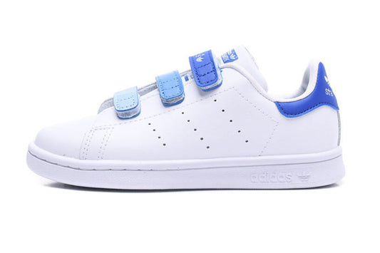 Kids Adidas Originals X Stan Smith Comfort Closure Cloud White Collegiate Blue