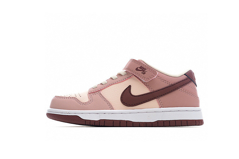 Kids Nike Dunk Low Pink Velvet