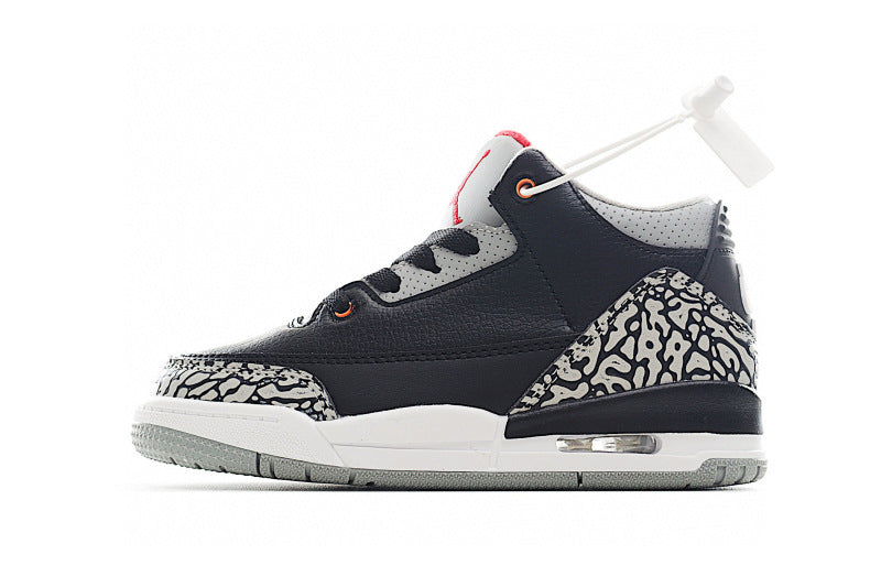 Kids Air Jordan Retro 3 'Black Cement'  '2011'